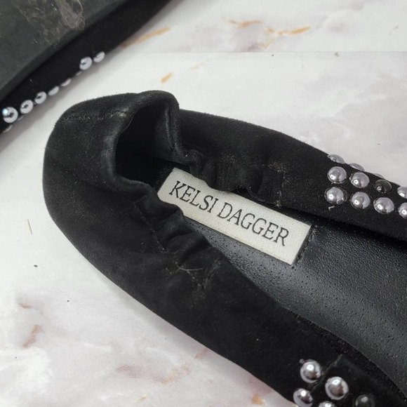 Kelsi Dagger Pointed toes studded flats 7.5 - Picture 11 of 14